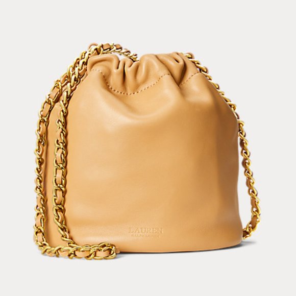 Ralph Lauren Handbags - Ralph Lauren Women's Nappa Leather Bucket Buff Bag, NWT
